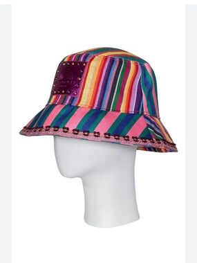 Kurt Geiger Southbank Mix Stripe Bucket Hat